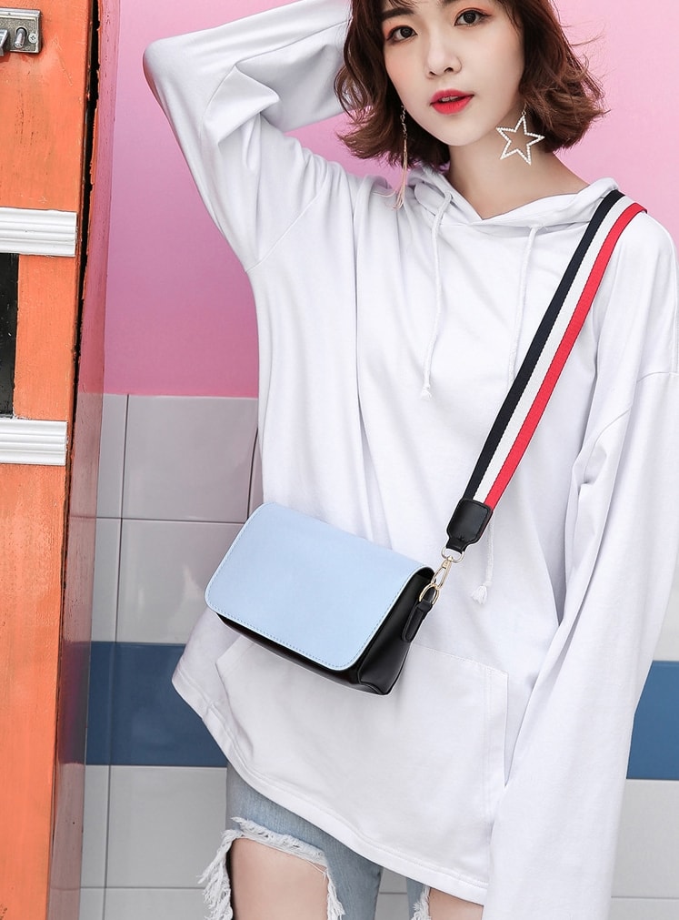 Harajuku Shoulder Bag Import BG790 Blue