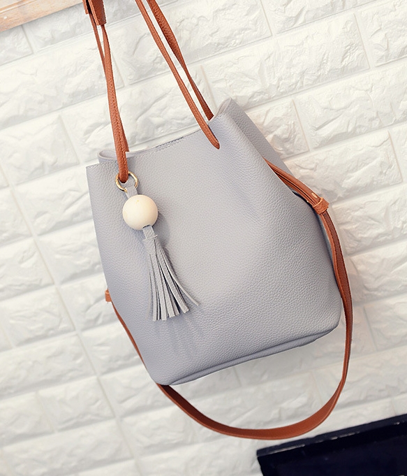 Bucket Pouch Bag Set Import BG795 Gray