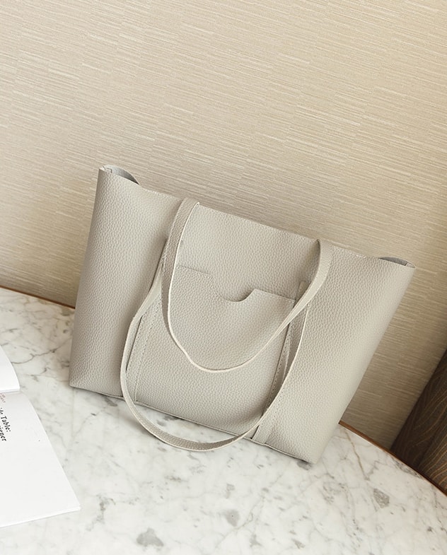 Premium Korea HandBag Set Import BG800 Gray