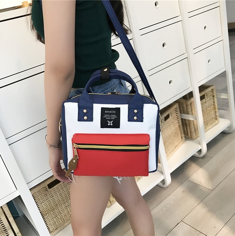 Colorful Trendy Shoulder Bag BG803 Blue