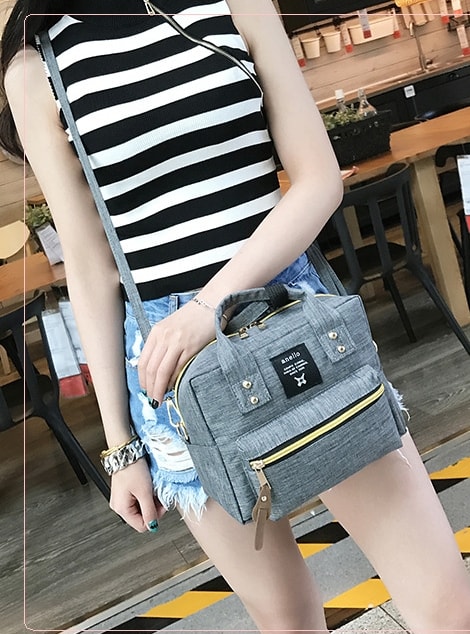 Canvas Bag Korea Import BG804 Gray