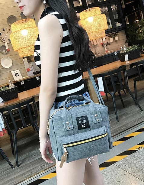 Canvas Bag Korea Import BG804 Gray