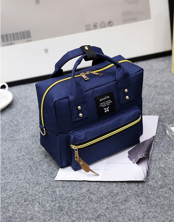 Canvas Bag Korea Import BG805 Navy Blue