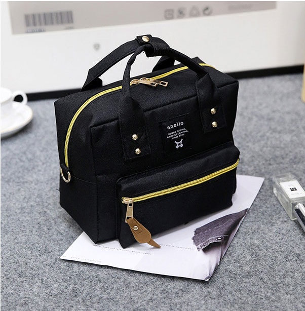 Canvas Bag Korea Import BG806 Black