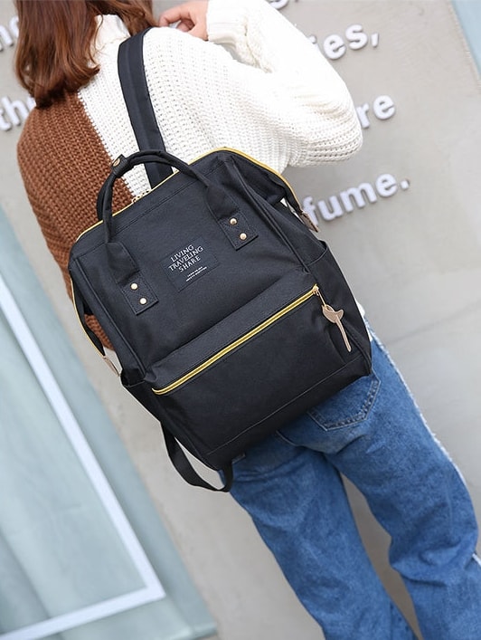 Anello Japan Travel Backpack Import BG822 Black