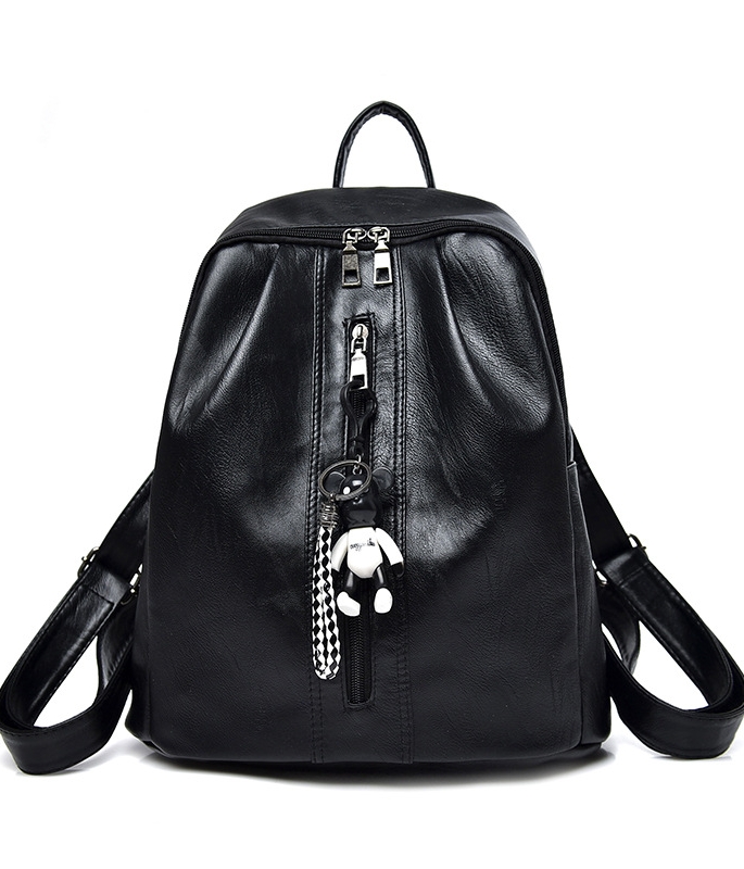 Tas Backpack Korea Import BG828 Black