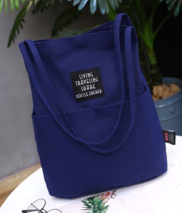 High Quality TOTE Bag Import BG833 Navy