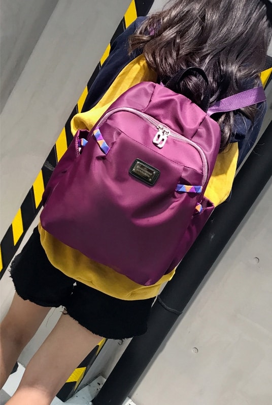 Backpack Korea High Quality Import BG842 Purple