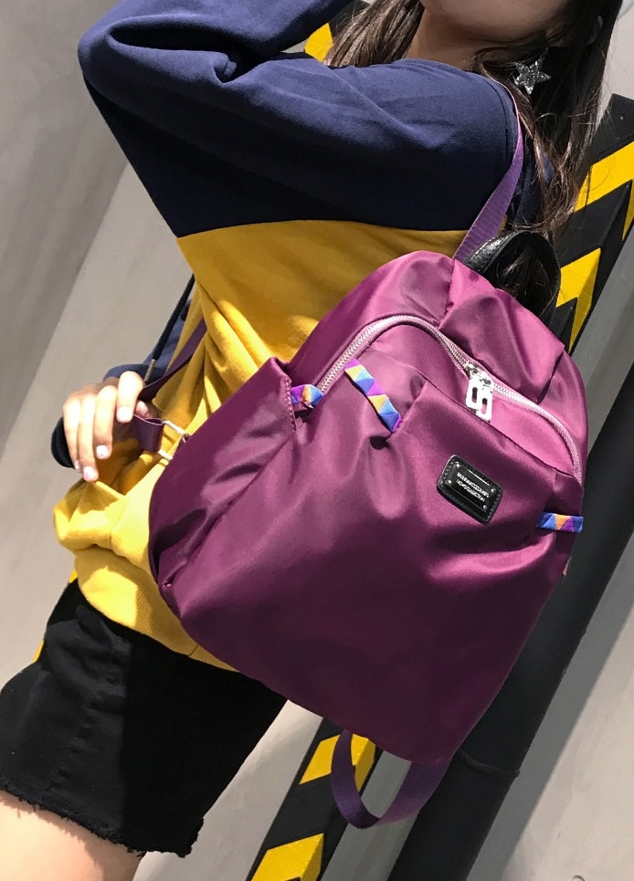 Backpack Korea High Quality Import BG842 Purple