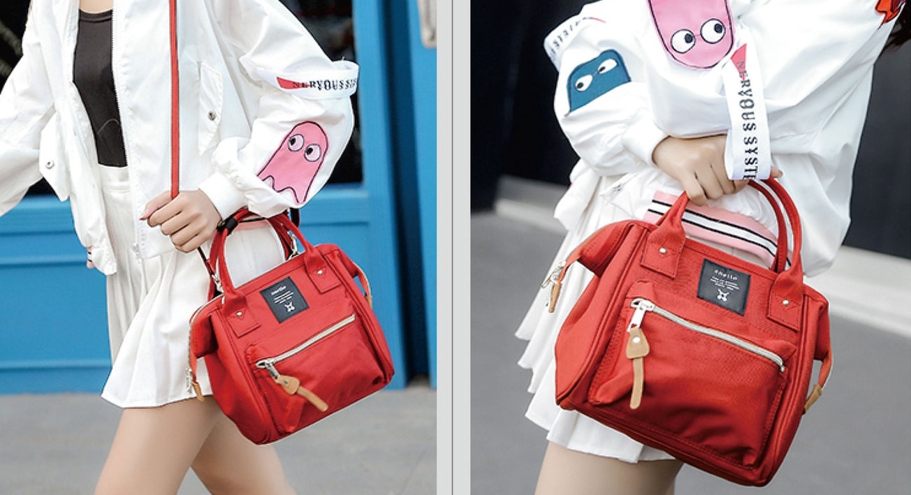 Original Japan Anello Bag Import BG846 Red