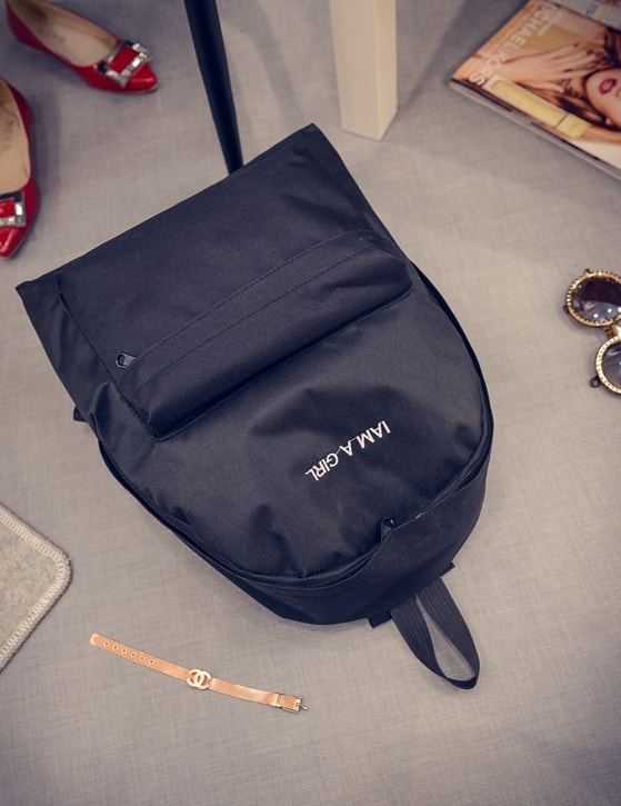 High Quality Korea Backpack BG847 Black