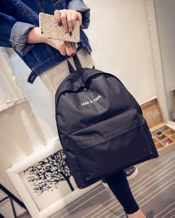 High Quality Korea Backpack BG847 Black