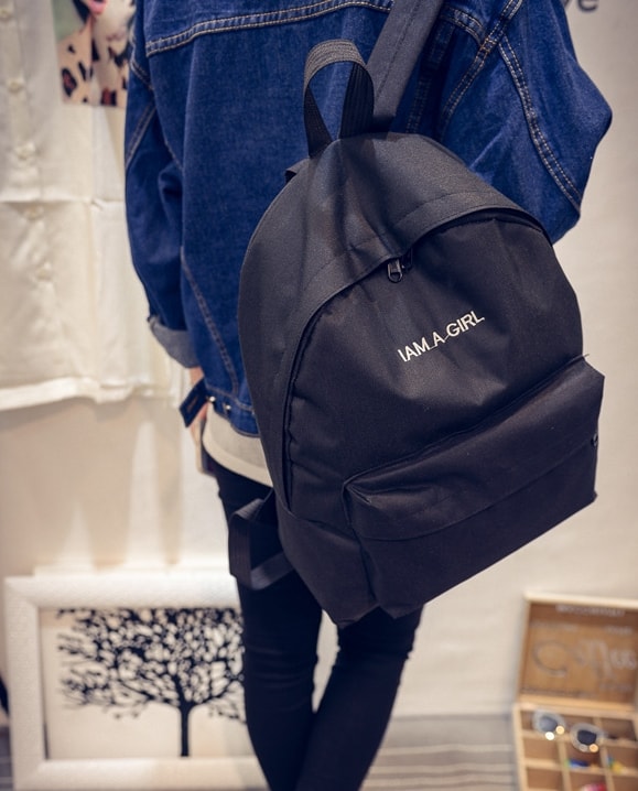 High Quality Korea Backpack BG847 Black