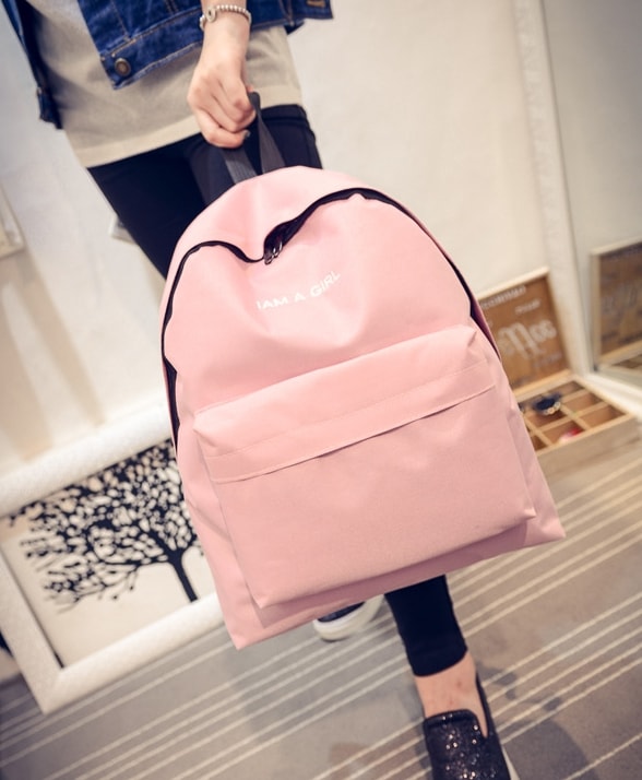 High Quality Korea Backpack BG849 Pink