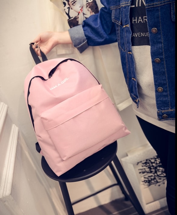 High Quality Korea Backpack BG849 Pink