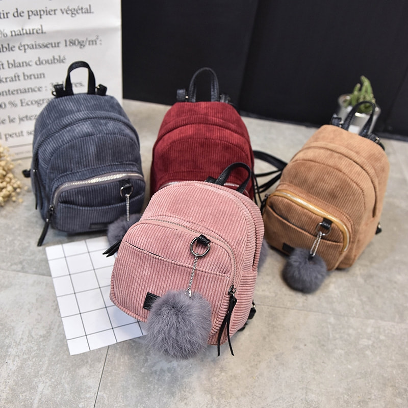 Tas Ransel Mini Backpack Import BG863 Brown