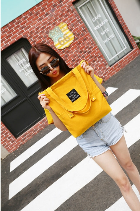 High Quality Tote Bag Import BG872 Yellow