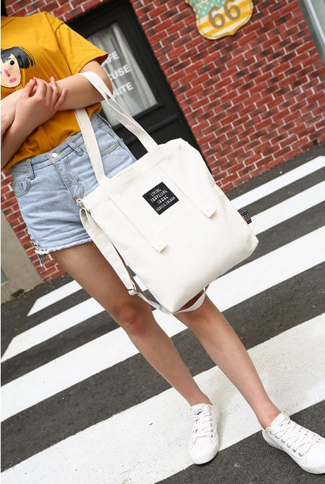 High Quality Tote Bag Import BG874 White