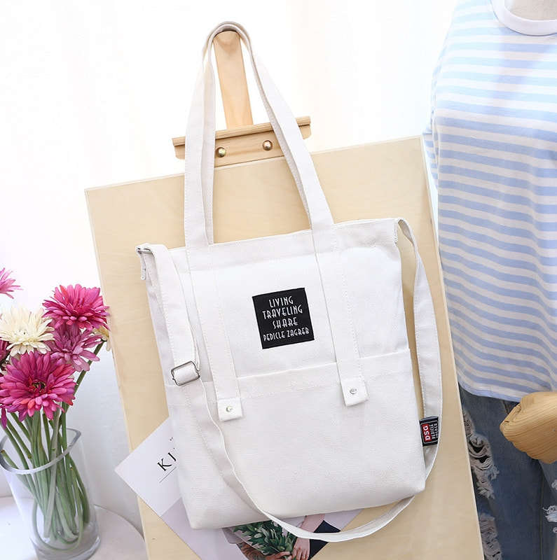 High Quality Tote Bag Import BG874 White