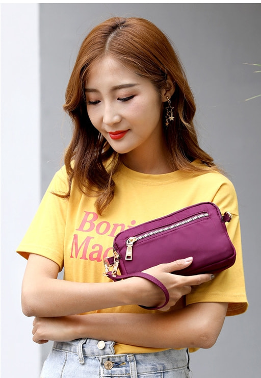 Casual Shoulder Bag Import BG878 Purple