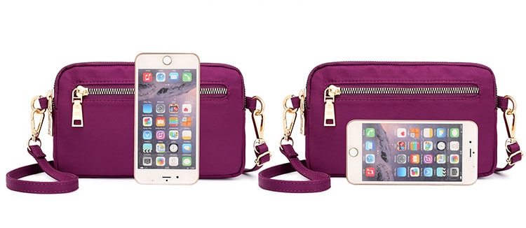 Casual Shoulder Bag Import BG878 Purple