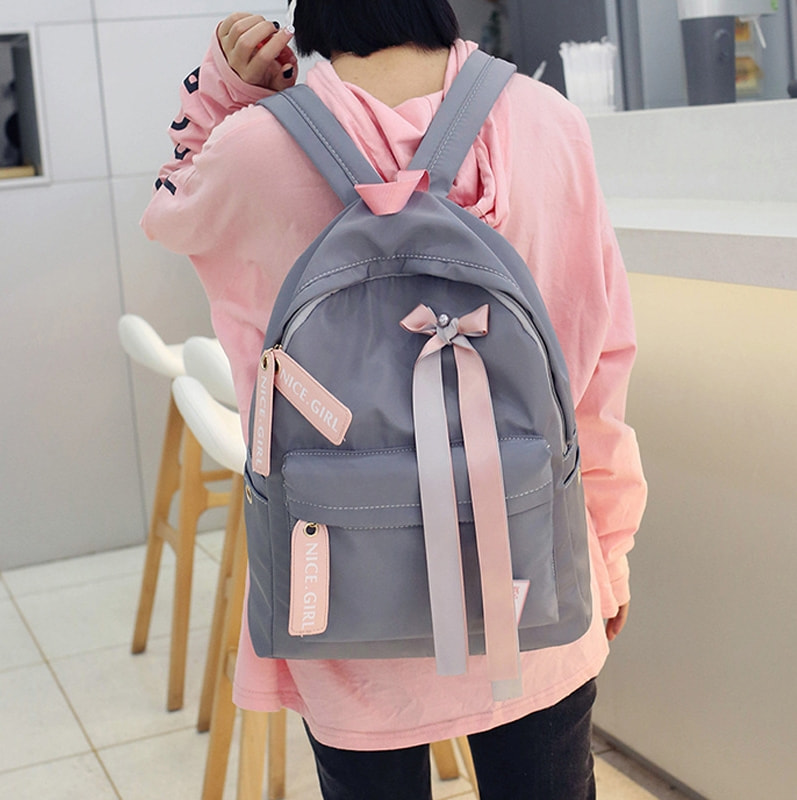 Casual Backpack Import BG888 Gray