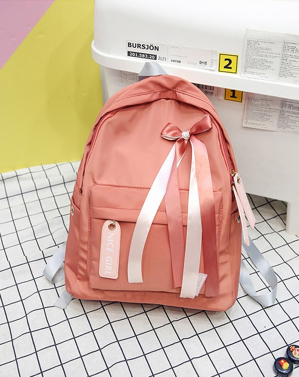 Backpack Import Casual BG891 Dark Pink