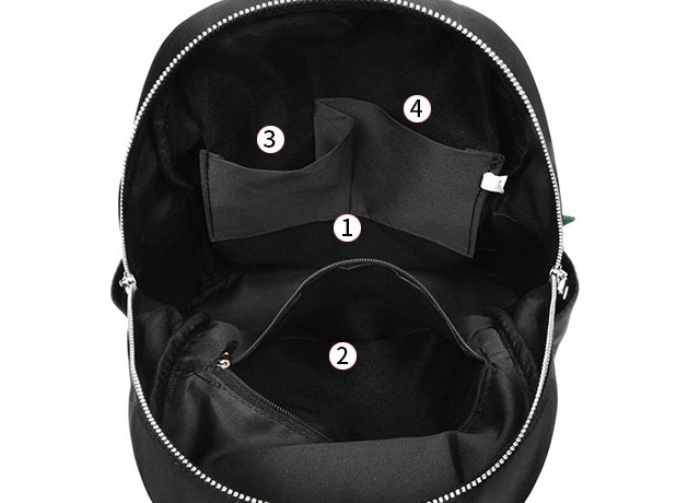 Tas Backpack Oxford Large Import BG904 Black