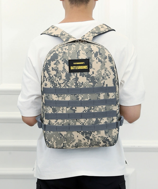 Tas Backpack PUBG Import BG911 Gray