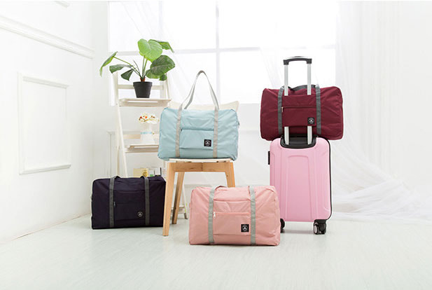 Foldable Travel Bag Import BG919 Maroon