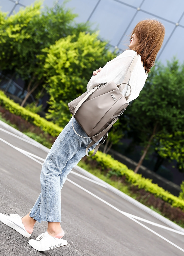 Fashion Backpack Import BG929 Beige