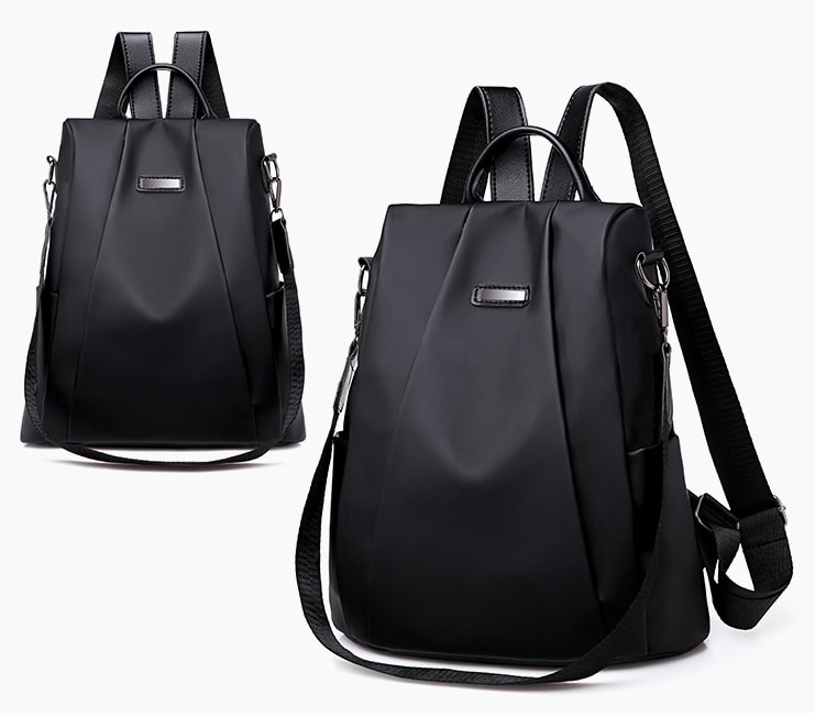 Fashion Backpack Wanita Import BG930 Hitam