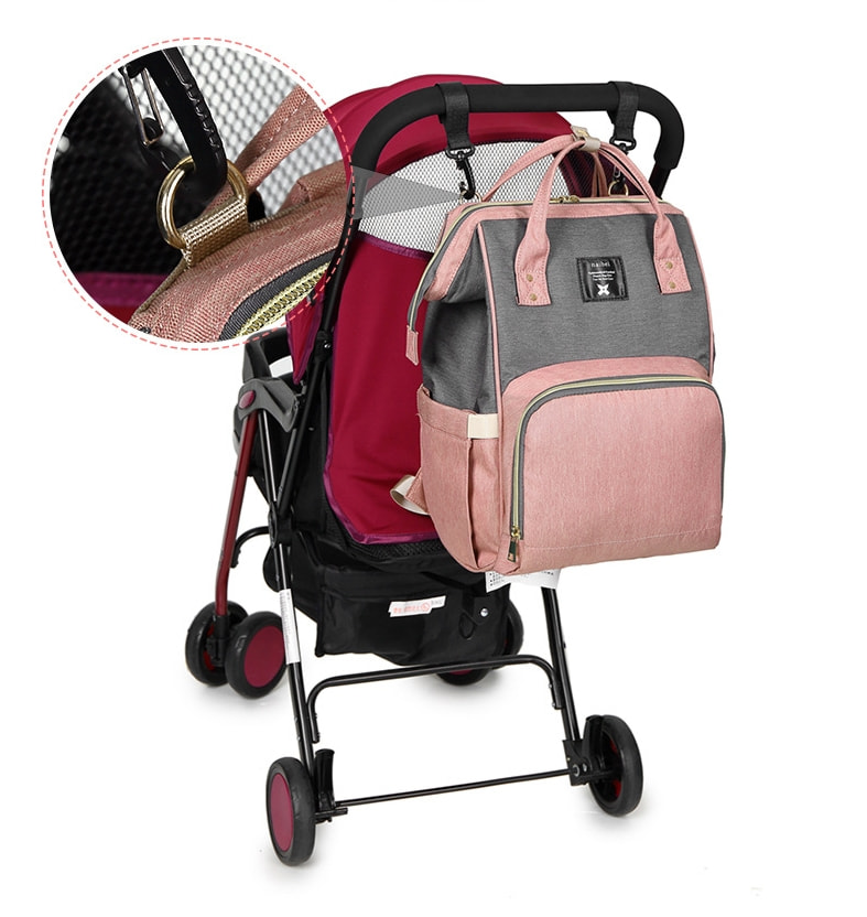 High Quality Maternity Backpack BG931 Pink