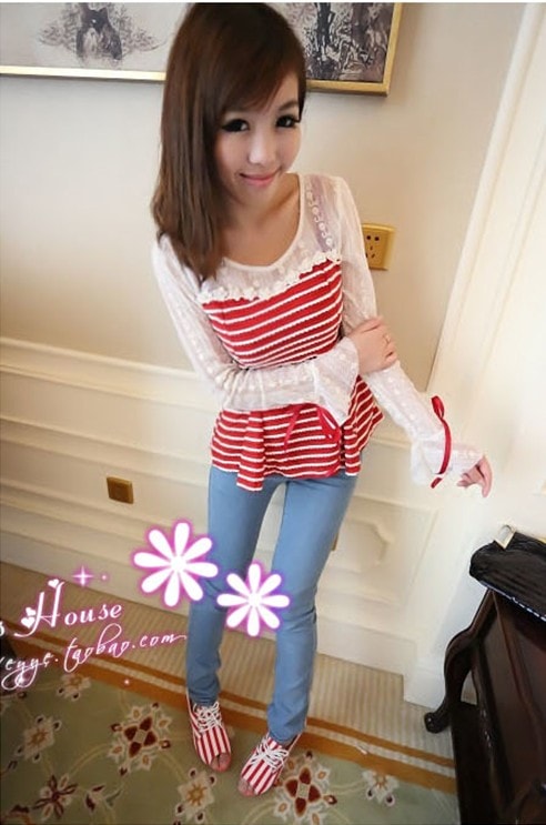 Blouse BL1444 Red