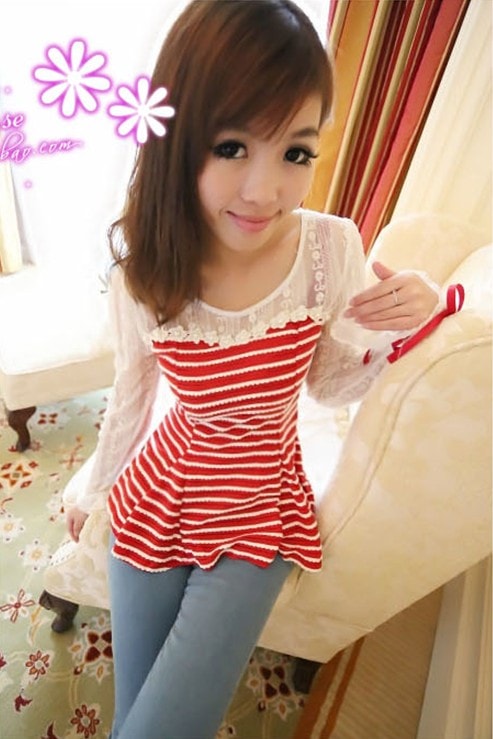 Blouse BL1444 Red