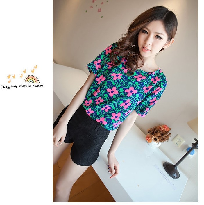 Blouse BL2142 Blue