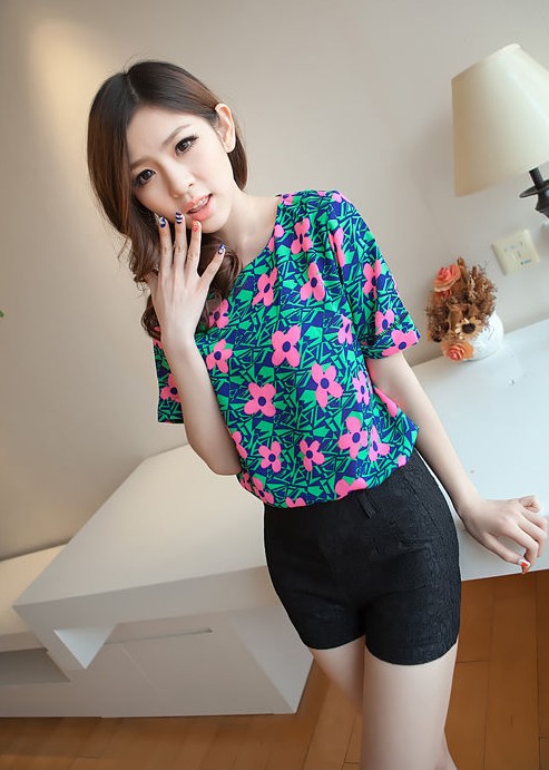 Blouse BL2142 Blue