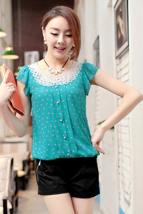 Blouse BL2143 Green