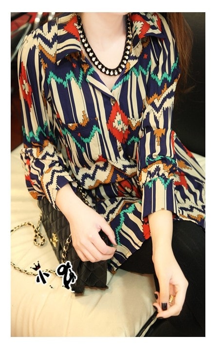 Blouse BL2147 Abstract