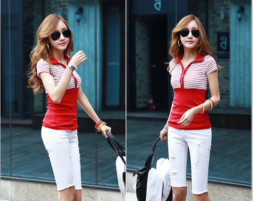 Blouse BL2150 Red