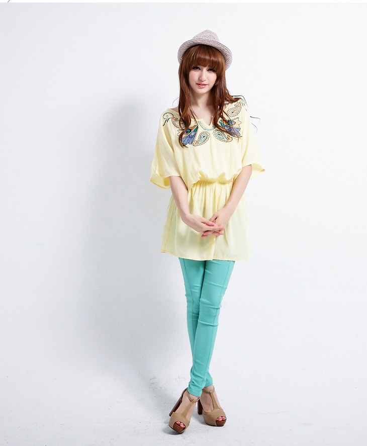 Blouse BL2153 Yellow