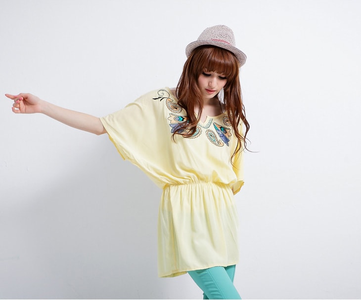 Blouse BL2153 Yellow