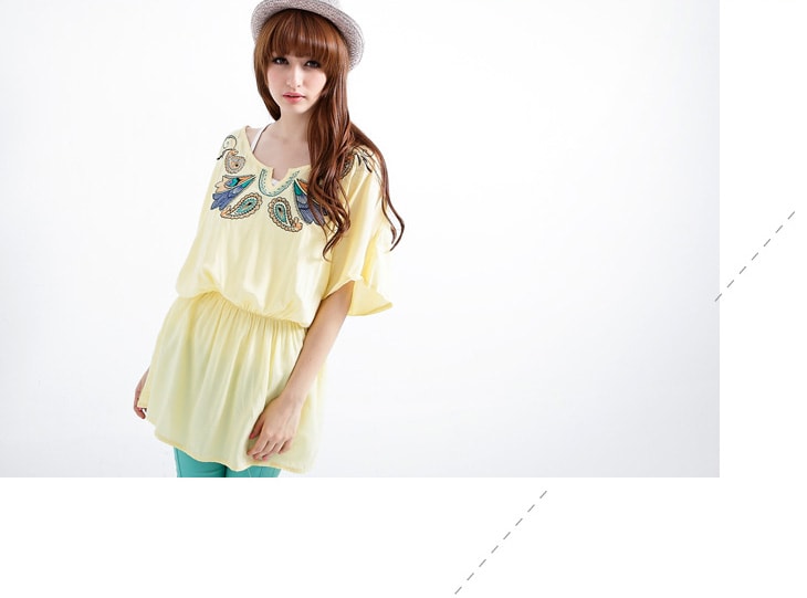 Blouse BL2153 Yellow