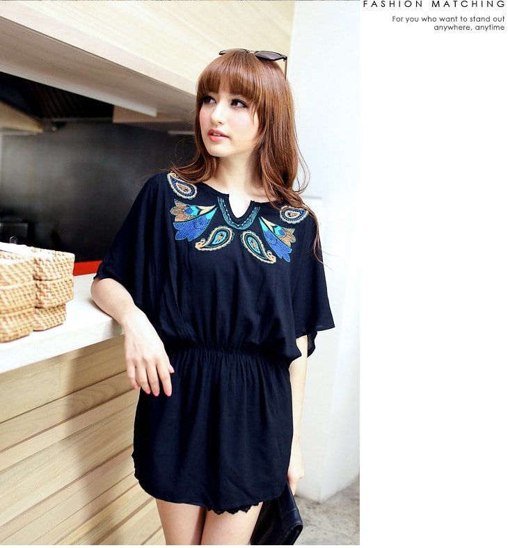 Blouse BL2155 Dark Blue