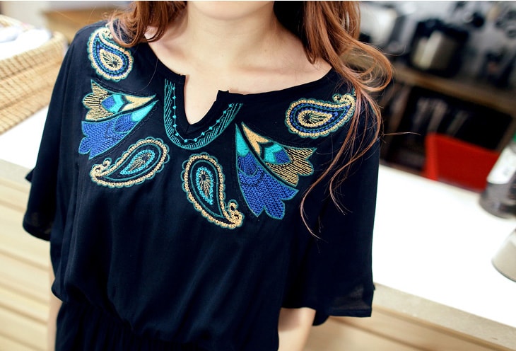 Blouse BL2155 Dark Blue