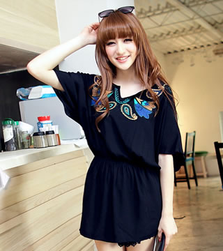 Blouse BL2155 Dark Blue