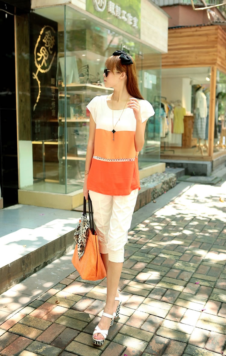 Blouse BL2162 Orange