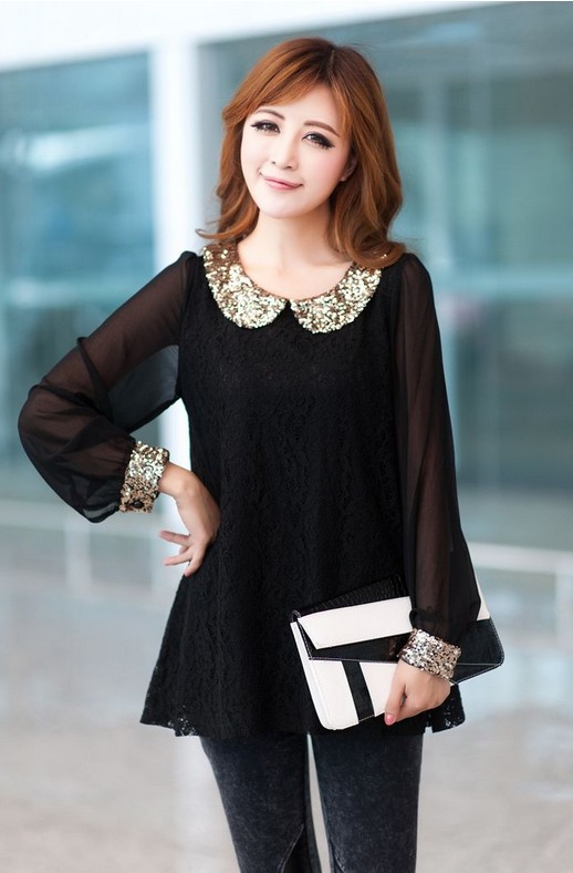 Blouse BL2167 Black