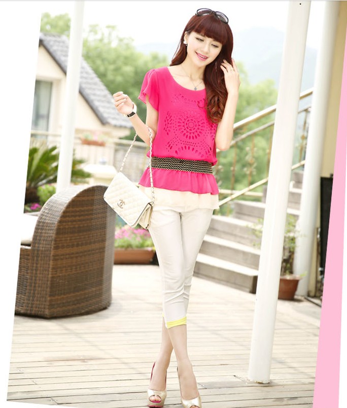 Blouse BL2170 Rose Red