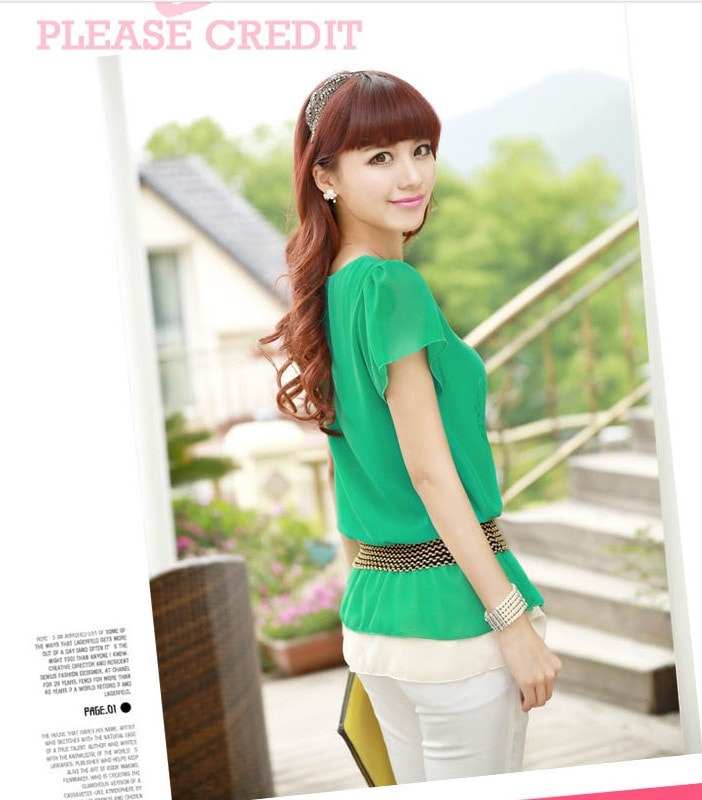 Blouse BL2171 Green